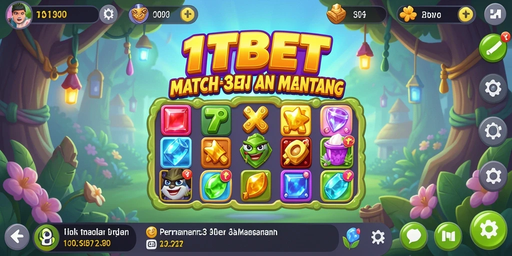 Tampilan gameplay menarik dari 11TBET dalam kategori Match-3.