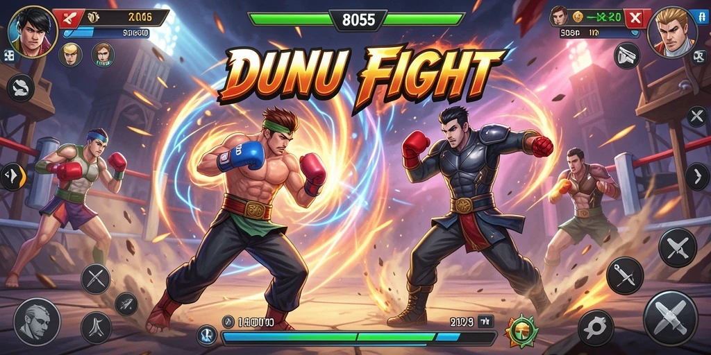 Tampilan seru dalam pertarungan di <strong>8055</strong> dengan aksi karakter yang dinamis.