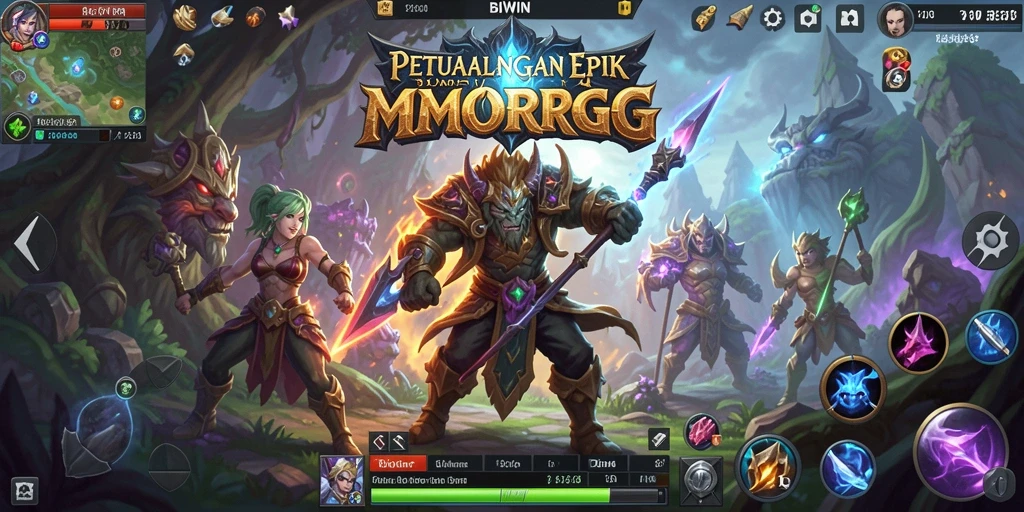 Tampilan gameplay seru di dunia fantasi BIWIN.