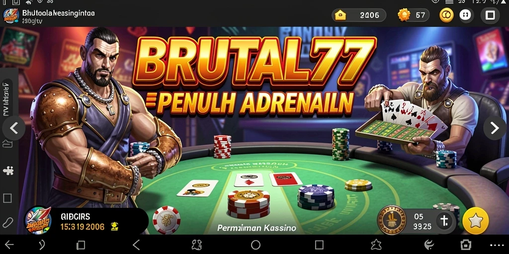 Tampilan gameplay menarik dan grafis memukau dari BRUTAL77.