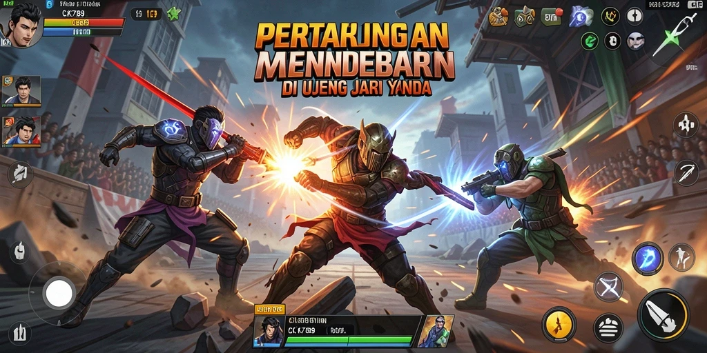 Tampilan seru dari pertarungan dalam CK789 yang penuh aksi.
