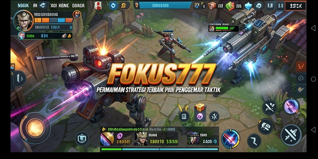 Tampilan screenshot FOKUS777 menampilkan aksi mendebarkan dalam strategi.