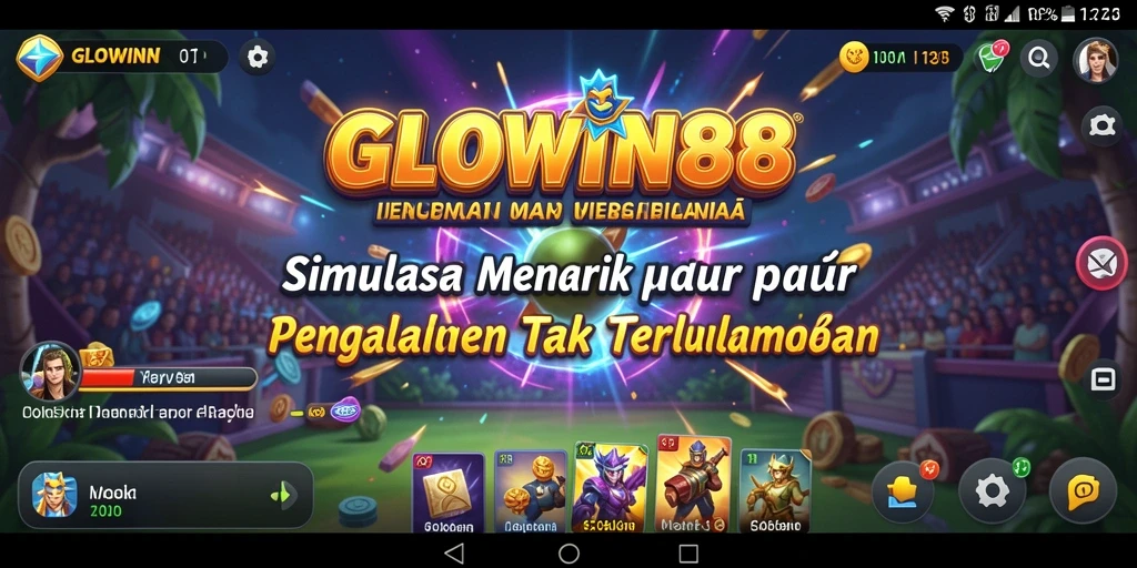 Screenshot GLOWIN88 menunjukkan pengalaman gameplay yang mendalam dan menawan.