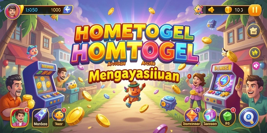 Gameplay seru HOMETOGEL, penuh tantangan dan kesenangan.