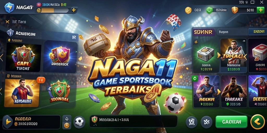 Tampilan layar utama NAGA11 dengan antarmuka sportsbook yang menarik.