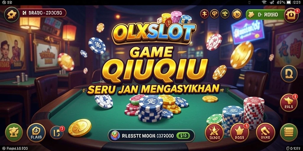 Screenshot OLXSLOT menampilkan aksi seru permainan QiuQiu.